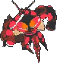 Buzzwole fuse bead pattern, 87×87 bead grid