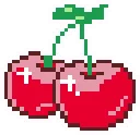 Minimosaic Cherry fuse bead pattern preview