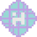 Huntrix H Logo fuse bead pattern preview