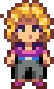 Pam stardew valley fuse bead pattern, 29×29 bead grid