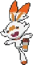 Scorbunny Gen 2 fuse bead pattern preview