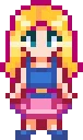 Haley stardew valley fuse bead pattern, 29×29 bead grid