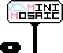 minimosaic fuse bead pattern, 50×50 bead grid