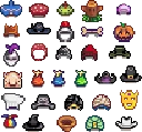 Cap 2 Stardew Valley fuse bead pattern preview