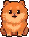 Pomeranian fuse bead pattern preview