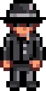 Bouncer stardew valley fuse bead pattern, 29×29 bead grid