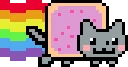 Nyan Cat 2 fuse bead pattern preview