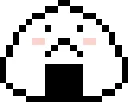minimosaic sad rice ball fuse bead pattern, 29×29 bead grid