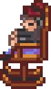 Gil stardew valley fuse bead pattern, 35×35 bead grid