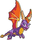 Spyro A Realm Beyond fuse bead pattern, 120×120 bead grid